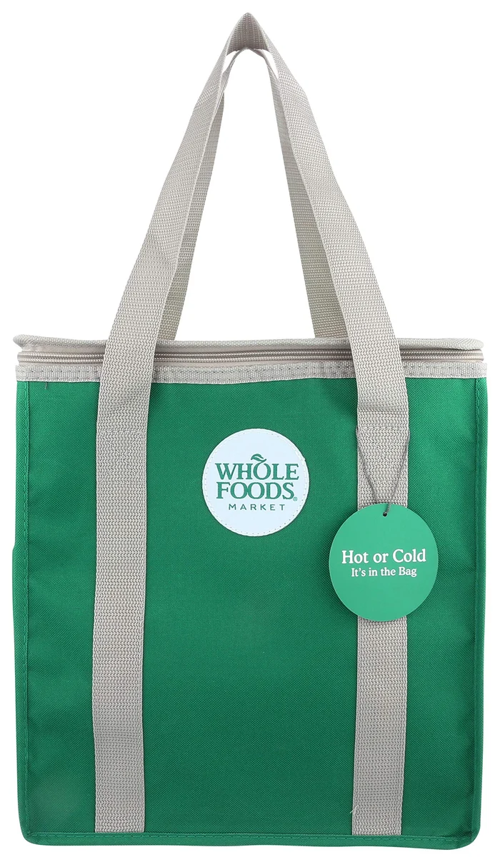Large Square Insulated Cooler Bag, 1 EA
