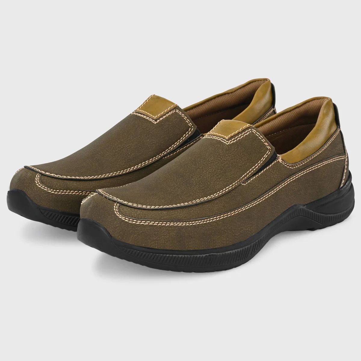 Men's S5530 Olive Hiking Shoes-6 UK (40 EU) (7 US) (S5530-01)